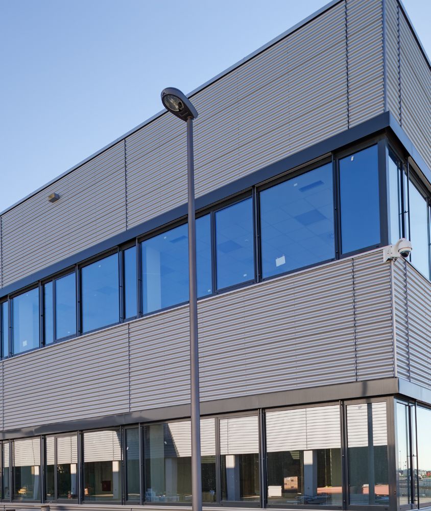 fachada de vidro em Guarulhos